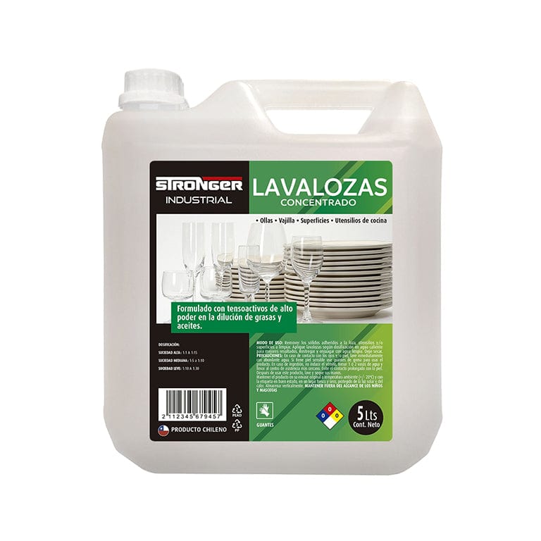Químico Lavaloza - Bidón 5 lts. LAVALOZA526*
