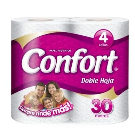 Papelería Papel Higiénico Doble Hoja  30 mts - Manga 12 und