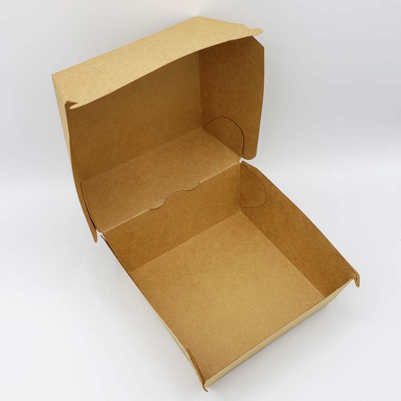 Envase Porta Hamburguesa Kraft L - Caja 600 un HAMBURKRAFTL71*