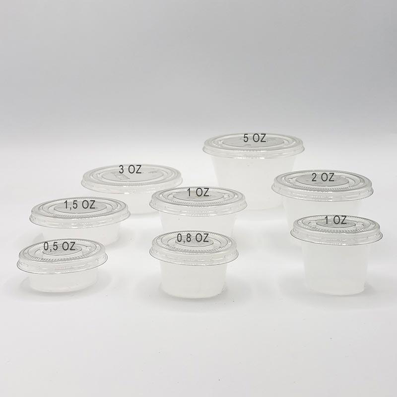 Envase Pote Salsero 1,5 oz - Caja 2.500 und Caja 2.500 und SALS1508*