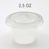Envase Pote Salsero 2,5 oz - Caja 2.500 und Caja 2.500 und SALS2508*