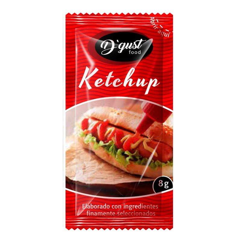 Alimentos Sachet Ketchup 8 cc - Caja 300 Un SACHETKETCHUP77*