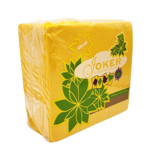 Servilletas Servilletas Amarillo Tipo Mantel 40 x 40 cm - Caja 1.200 un SERVIMESA40AM36*