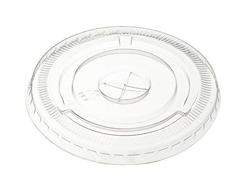 Vasos Tapa Plana para Vaso Transp. TG PET 16 oz - Pack 100 un VASOPETT50008P*