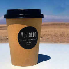 Vasos Vaso de Polipapel Kraft 180 cc - 6 oc - Caja 1.000 un VASOPOL180K83*